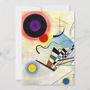 Kandinsky-Zusammensetzung 8 Feiertagskarte