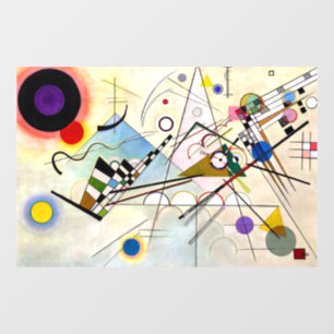 Kandinsky-Zusammensetzung 8 Fensteraufkleber