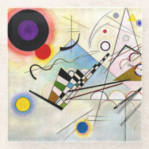 Kandinsky-Zusammensetzung 8 Glasuntersetzer