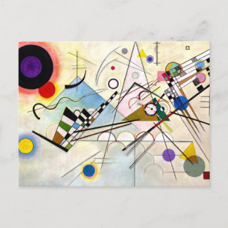 Kandinsky-Zusammensetzung 8 Postkarte
