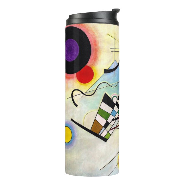 Kandinsky-Zusammensetzung 8 Thermosbecher (Nach links gedreht)