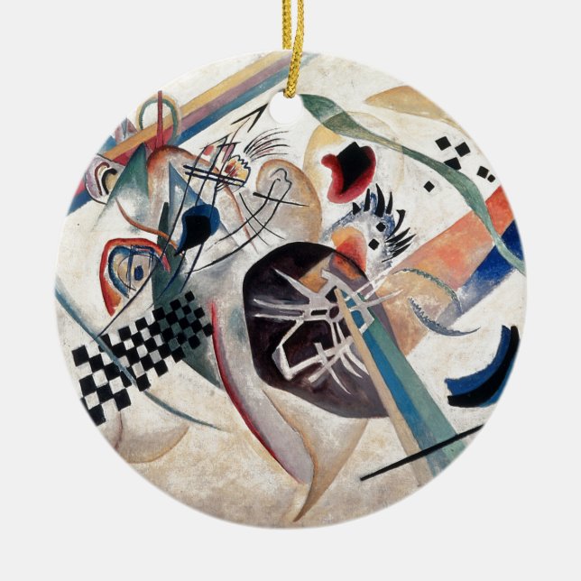 Kandinsky-Zusammensetzung Abstrakt Keramikornament (Vorne)