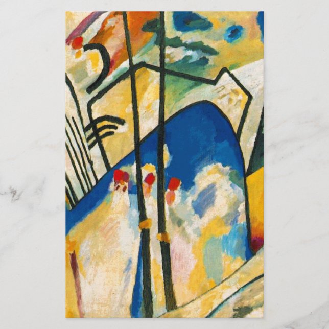 Kandinsky-Zusammensetzung IV Briefpapier (Vorderseite)