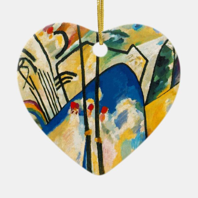 Kandinsky-Zusammensetzung IV Keramik Ornament (Vorne)