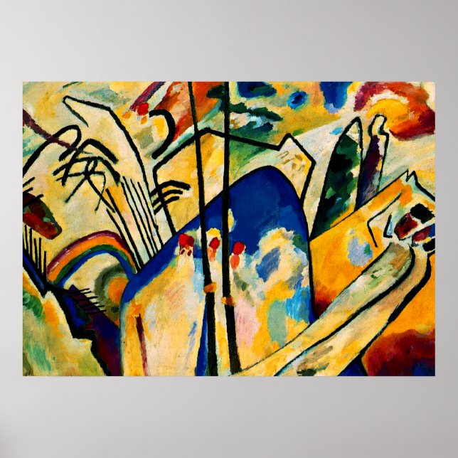 Kandinsky - Zusammensetzung IV Poster (Vorne)