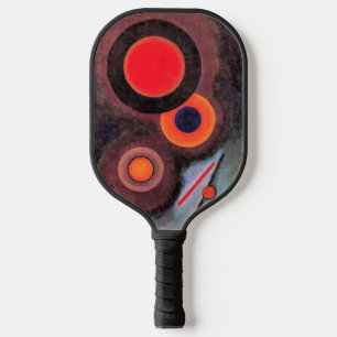 Kandinsky - Zusammensetzung mit Kreisen Pickleball Schläger