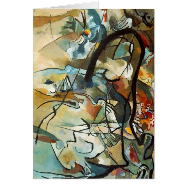 Kandinsky Zusammensetzung V Abstract Painting (Vorne)