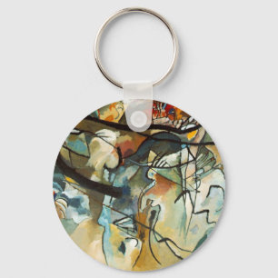 Kandinsky Zusammensetzung V Abstract Painting Schlüsselanhänger