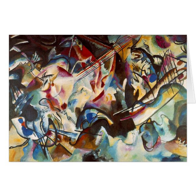 Kandinsky Zusammensetzung VI Abstrakte Malerei (Vorderseite (Horizontal))