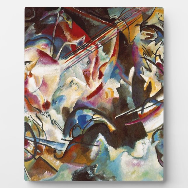Kandinsky Zusammensetzung VI Abstrakte Malerei Fotoplatte (Vorderseite)