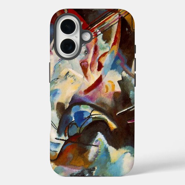 Kandinsky Zusammensetzung VI Abstrakte Malerei iPhone 16 Hülle (Rückseite)