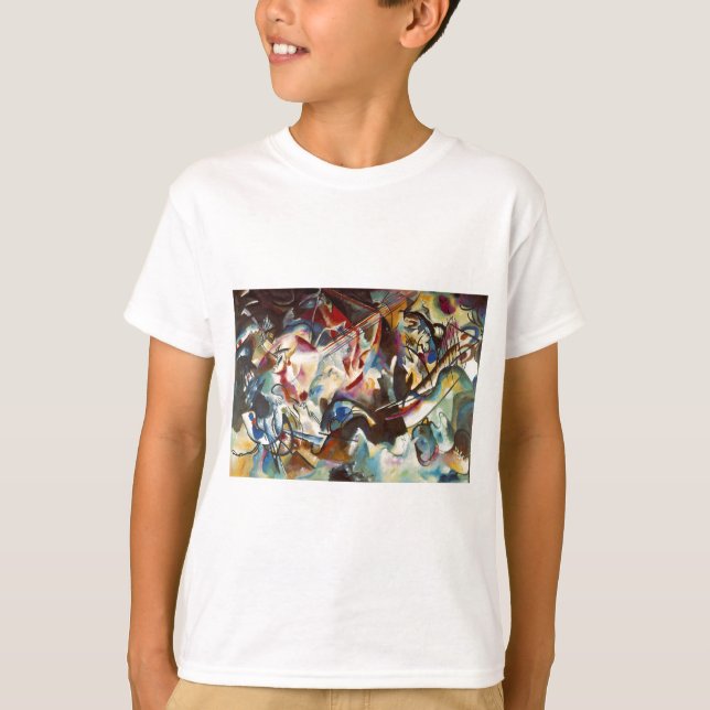 Kandinsky Zusammensetzung VI Abstrakte Malerei T-Shirt (Vorderseite)