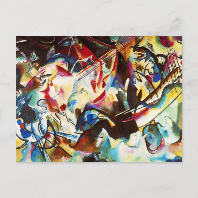 Kandinsky Zusammensetzung VI Postkarte (Vorderseite)