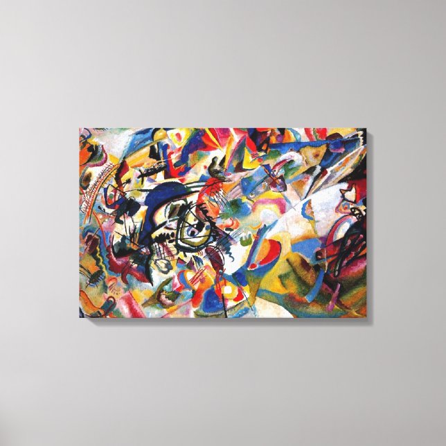 Kandinsky Zusammensetzung VII Abstrakte Malerei Leinwanddruck (Vorderseite)