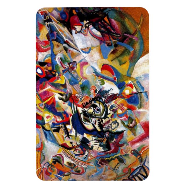 Kandinsky Zusammensetzung VII Abstrakte Malerei Magnet (Vertikal)
