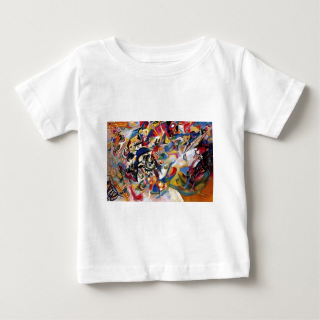 Kandinsky-Zusammensetzung VII Baby T-shirt (Vorderseite)