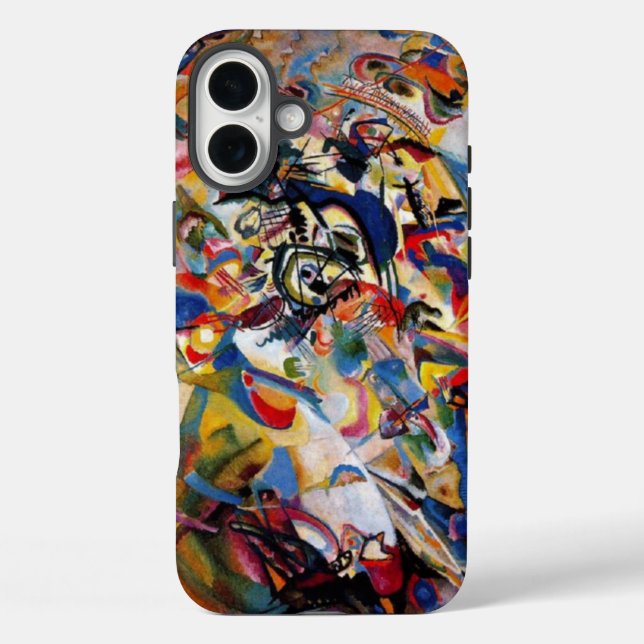 Kandinsky-Zusammensetzung VII iPhone 16 Plus Hülle (Rückseite)