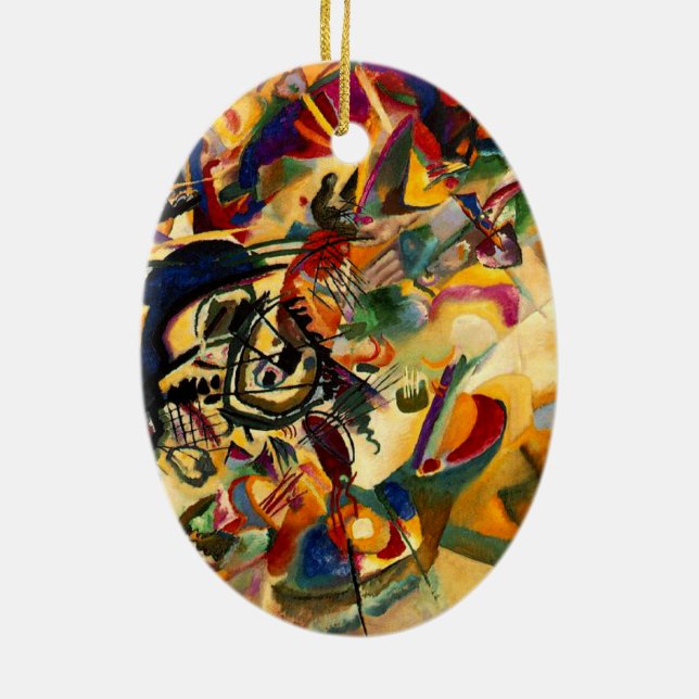 Kandinsky - Zusammensetzung VII Keramikornament (Hinten)
