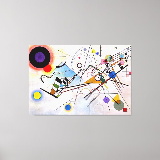 KANDINSKY - ZUSAMMENSETZUNG VIII - 1923 - Bauhaus  Leinwanddruck (Vorderseite)