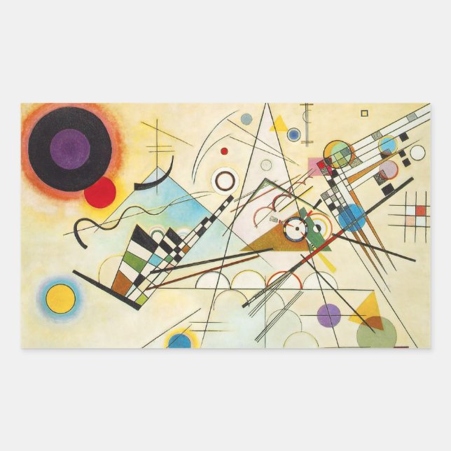 Kandinsky Zusammensetzung VIII Aufkleber (Vorderseite)