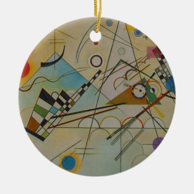 Kandinsky Zusammensetzung VIII Circle Keramik Keramikornament (Vorne)