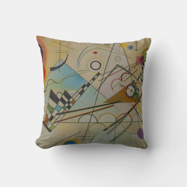 Kandinsky-Zusammensetzung VIII Kissen (Vorderseite)