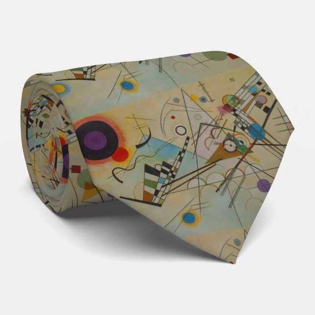 Kandinsky-Zusammensetzung VIII Krawatte (Gerollt)