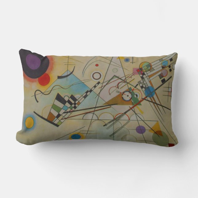 Kandinsky-Zusammensetzung VIII Lendenkissen (Vorderseite)