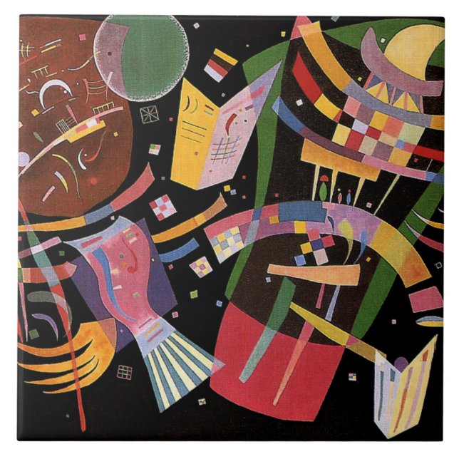 Kandinsky - Zusammensetzung X, Fliese (Vorderseite)