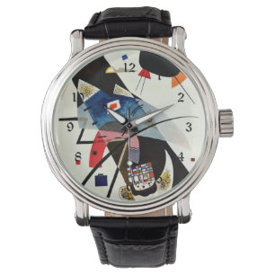 Kandinsky - Zwei schwarze Flecken Armbanduhr
