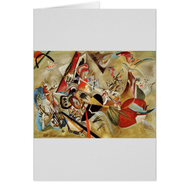 Kandinskys Abstrakte Zusammensetzung (Vorne)