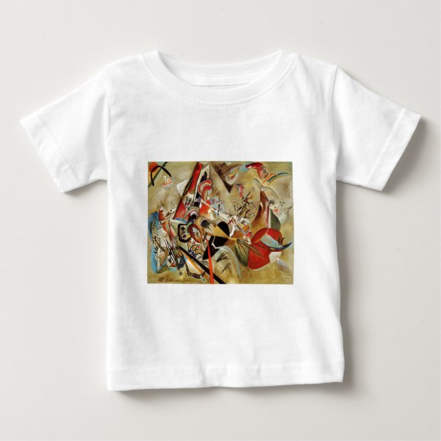 Kandinskys Abstrakte Zusammensetzung Baby T-shirt (Vorderseite)
