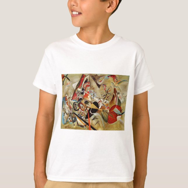 Kandinskys Abstrakte Zusammensetzung T-Shirt (Vorderseite)