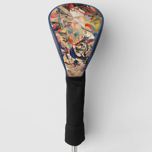 Kandinskys Abstraktes Malwerk Golf Headcover (Vorderseite)