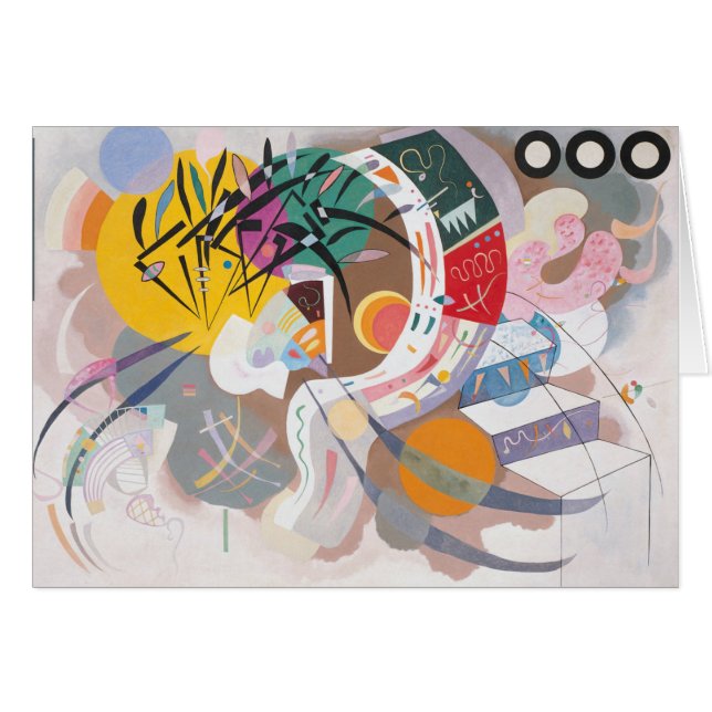 Kandinsky's Dominant Curve Abstrakt (Vorderseite (Horizontal))