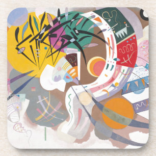 Kandinsky's Dominant Curve Abstrakt Art Malerei Getränkeuntersetzer