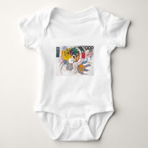 Kandinsky's Dominant Curve Abstrakt Baby Strampler