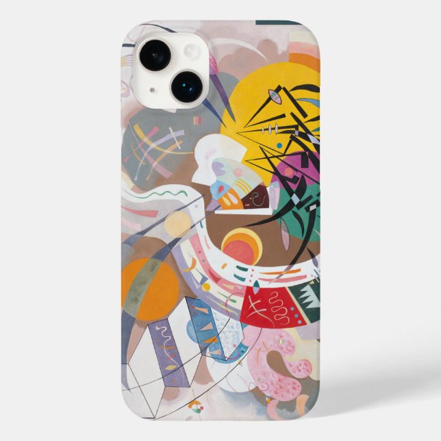 Kandinsky's Dominant Curve Abstrakt Case-Mate iPhone Hülle (Rückseite)