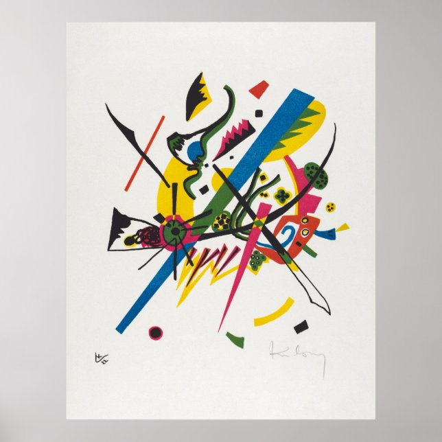 Kandinsky's Kleine Welten I Poster (Vorne)