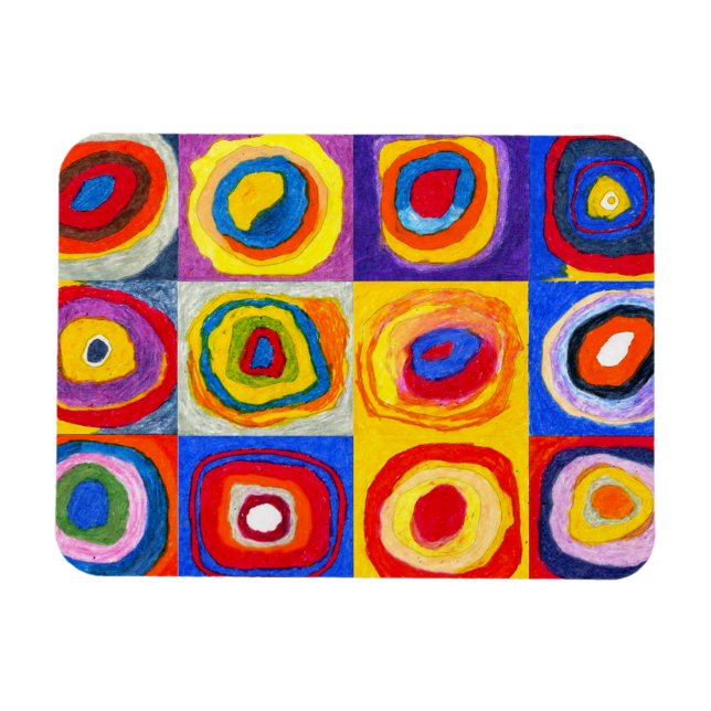 Kandisnky Circles Magnet (Horizontal)