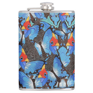 Kanga Blue Ber Glass Flachmann