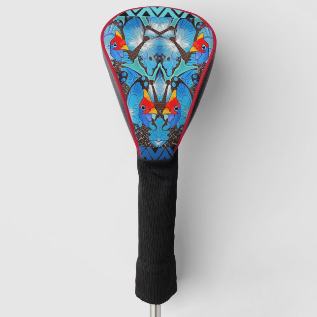 Kanga Blue Golf Headcover (Vorderseite)