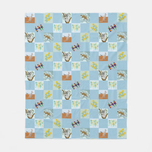 Kanga Koala Platypus und Paare Fleecedecke