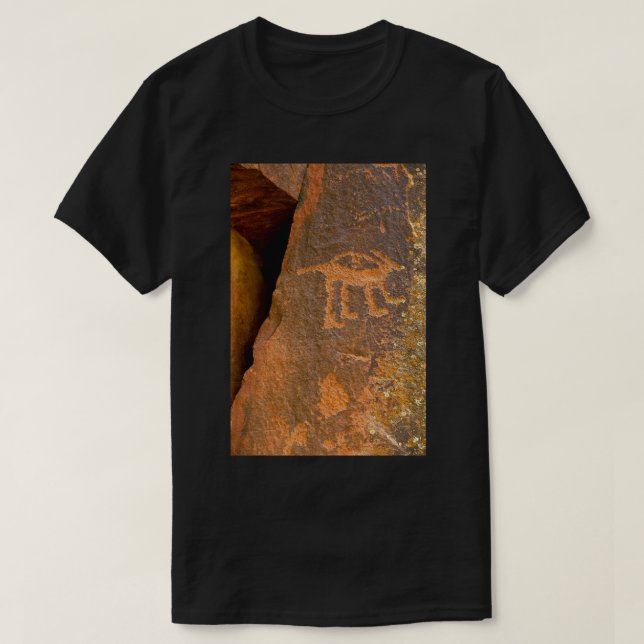 Kanga Rabbit Naturkunst Schönheit T-Shirt (Design vorne)