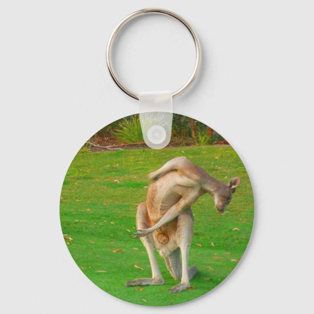 Kanga-Stand Schlüsselanhänger (Vorderseite)