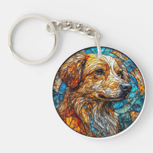 Kangal chien Colorful Vitrage Mosaïque