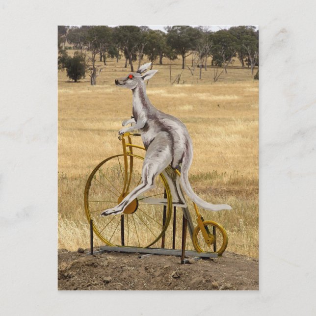 Kangaro auf Rädern Postkarte (Vorderseite)