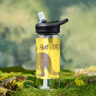 Kangaroo Aboriginal Mosaic Trinkflasche