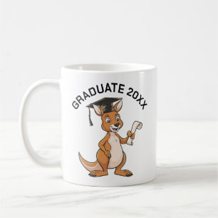 Kangaroo Abschluss Personalisiert Kaffeetasse