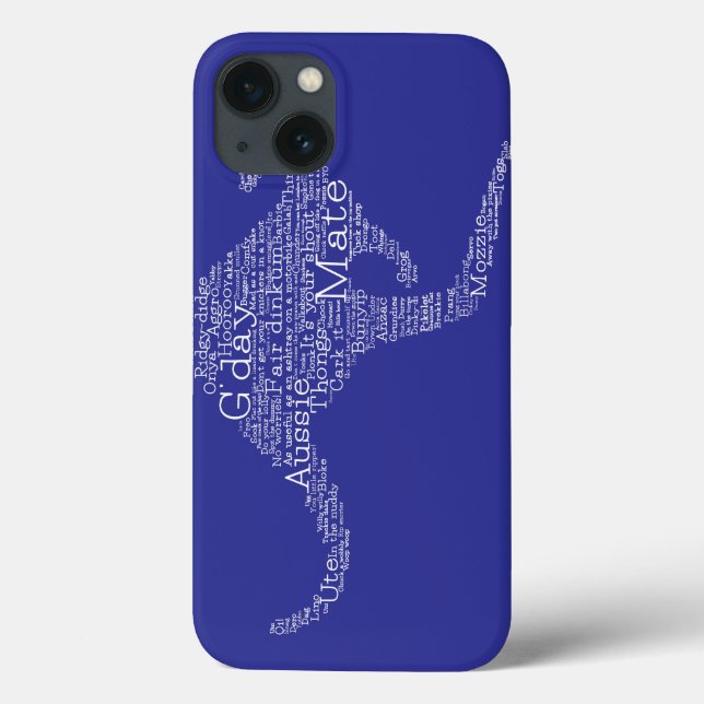 Kangaroo aus australischer Slang Case-Mate iPhone Hülle (Rückseite)